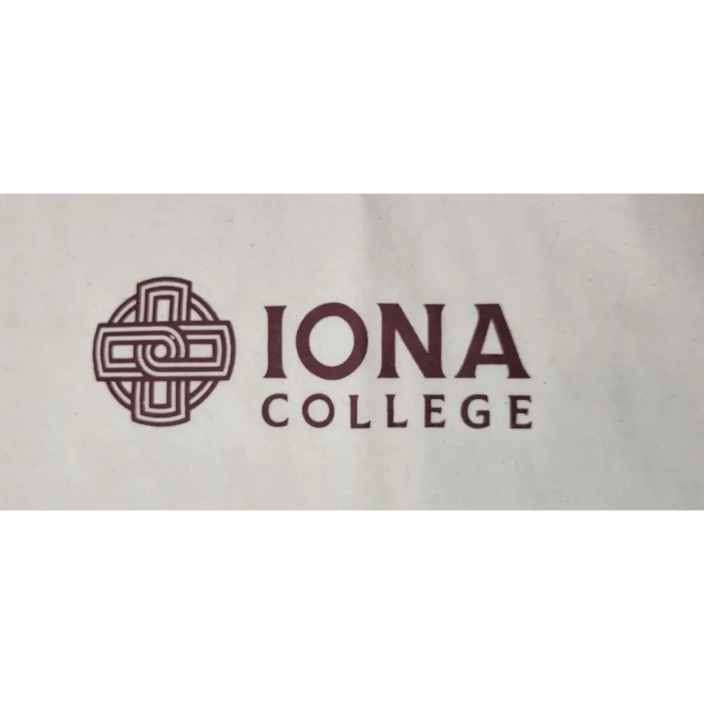 II) Iona College Promotional Lightweight Canvas Tote Bag Leed's 15